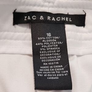 Zac & Rachel White Garment